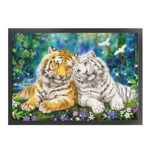 Load image into Gallery viewer, Huancan - Tiger - 60*45CM 11CT 3 Stamped Cross Stitch