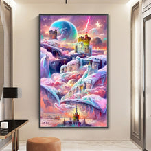 Load image into Gallery viewer, Yishu - Dreamlike Castle In The Clouds - 50*80CM 11CT 3 Stamped Cross Stitch