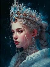 Load image into Gallery viewer, Crystal Girl 45*60CM(Canvas) Full Round Drill Diamond Painting