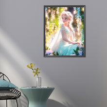Load image into Gallery viewer, Frozen Princess Elsa And Flowers 40*50CM(Canvas) Full Round Drill Diamond Painting