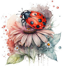 Load image into Gallery viewer, Ladybug 40*40CM(Canvas) Full Round Drill Diamond Painting