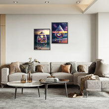 Load image into Gallery viewer, 2PCS Crystal Pendant 30*40CM(Canvas) Full Round Drill Diamond Painting