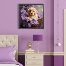 Load image into Gallery viewer, Golden Retriever-Dog 40*40CM(Canvas) Full Round Drill Diamond Painting