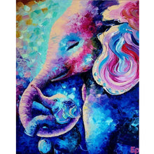Load image into Gallery viewer, Elephant 40*50CM(Canvas) Full Round Drill Diamond Painting