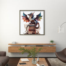 Load image into Gallery viewer, Huancan - Dragon On Book - 60*60CM 11CT 3 Stamped Cross Stitch