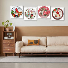 Load image into Gallery viewer, 4PCS Gnome 30*30CM(Canvas) Full Round Drill Diamond Painting