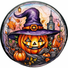 Load image into Gallery viewer, 4PCS Horror Halloween 30*30CM(Canvas) Full Round Drill Diamond Painting
