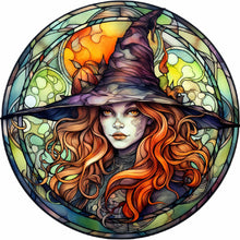 Load image into Gallery viewer, 4PCS Halloween Elements 30*30CM(Canvas) Full Round Drill Diamond Painting