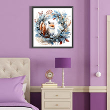 Load image into Gallery viewer, Animals In A Wreath 40*40CM(Canvas) Full Round Drill Diamond Painting