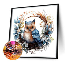 Load image into Gallery viewer, Animals In A Wreath 40*40CM(Canvas) Full Round Drill Diamond Painting