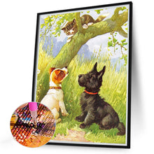 Load image into Gallery viewer, 2PCS Dog, Cat, And Pig 30*40CM(Canvas) Full Round Drill Diamond Painting