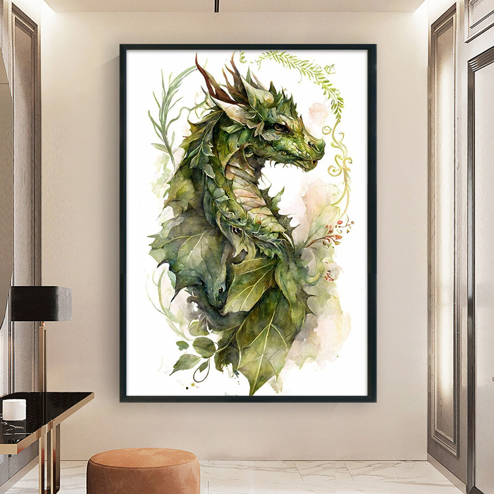 Dragon - Full 11CT Stamped Cross Stitch 50x70CM - Yishu