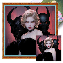 Load image into Gallery viewer, Yishu - Short Curly-Haired Beauty - 50*50CM 11CT 3 Stamped Cross Stitch