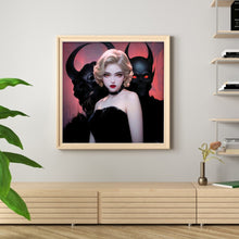 Load image into Gallery viewer, Yishu - Short Curly-Haired Beauty - 50*50CM 11CT 3 Stamped Cross Stitch