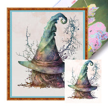 Load image into Gallery viewer, Huancan - Hat - 50*55CM 11CT 3 Stamped Cross Stitch