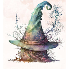 Load image into Gallery viewer, Huancan - Hat - 50*55CM 11CT 3 Stamped Cross Stitch