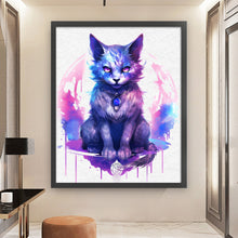 Load image into Gallery viewer, Huancan - Watercolor Cat - 50*60CM 11CT 3 Stamped Cross Stitch