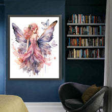 Load image into Gallery viewer, Yishu - Butterfly Girl - 60*70CM 11CT 3 Stamped Cross Stitch