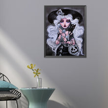 Load image into Gallery viewer, Silver-Haired Girl 40*50CM(Canvas) Full Round Drill Diamond Painting