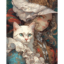 Load image into Gallery viewer, Retro Girl 40*50CM(Picture) Full Round Drill Diamond Painting