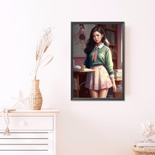 Load image into Gallery viewer, Uniform Girl 40*60CM(Picture) Full Round Drill Diamond Painting