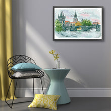 Load image into Gallery viewer, Joy Sunday - Charles Bridge - 44*35CM 14CT 2 Stamped Cross Stitch