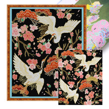 Load image into Gallery viewer, Joy Sunday - Crane Longevity - 54*63CM 14CT 2 Stamped Cross Stitch