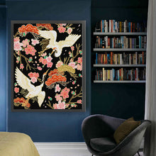 Load image into Gallery viewer, Joy Sunday - Crane Longevity - 54*63CM 14CT 2 Stamped Cross Stitch