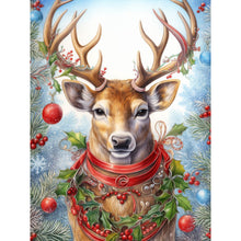 Load image into Gallery viewer, Christmas Animals 30*40CM(Picture) Partial AB Full Square Drill Diamond Painting