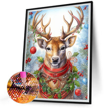 Load image into Gallery viewer, Christmas Animals 30*40CM(Picture) Partial AB Full Square Drill Diamond Painting