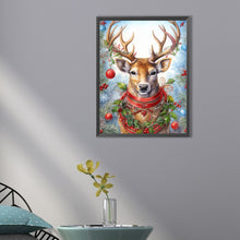 Load image into Gallery viewer, Christmas Animals 30*40CM(Picture) Partial AB Full Square Drill Diamond Painting