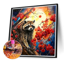 Load image into Gallery viewer, Red Grapes And Tanuki 40*40CM(Canvas) Full Round Drill Diamond Painting