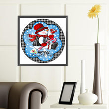 Load image into Gallery viewer, Christmas Snowman 40*40CM(Canvas) Full Round Drill Diamond Painting