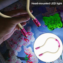 Load image into Gallery viewer, Diamond Painting LED Headlamp Beam Head Lamp Neck Reading Light (Pink)