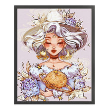 Load image into Gallery viewer, Yishu - Libra Girl - 40*50CM 11CT 3 Stamped Cross Stitch