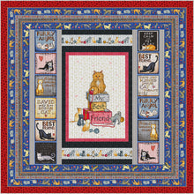 Load image into Gallery viewer, Yishu - Cat - 70*70CM 11CT 3 Stamped Cross Stitch