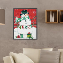 Load image into Gallery viewer, Snowman 30*40CM(Canvas) Full Round Drill Diamond Painting