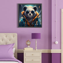 Load image into Gallery viewer, Panda 40*40CM(Canvas) Full Round Drill Diamond Painting