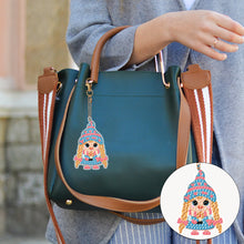 Load image into Gallery viewer, 8PCS Double Sided Diamond Art Keyring Full Drill Keyring (Cute Dwarf)