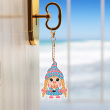 Load image into Gallery viewer, 8PCS Double Sided Diamond Art Keyring Full Drill Keyring (Cute Dwarf)
