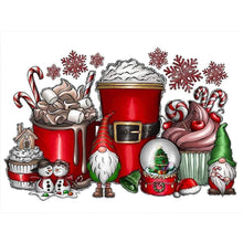 Load image into Gallery viewer, Gnome Drink 40*30CM(Canvas) Full Round Drill Diamond Painting