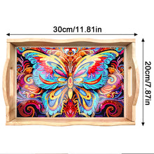 Load image into Gallery viewer, Diamond Painting Nesting Food Trays with Handle Coffee Table Tray (Butterfly)