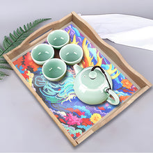 Load image into Gallery viewer, Diamond Painting Nesting Food Trays with Handle Coffee Table Tray (Dragon)