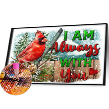 Load image into Gallery viewer, Cardinal On A Branch 40*30CM(Canvas) Full Round Drill Diamond Painting