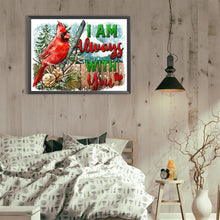 Load image into Gallery viewer, Cardinal On A Branch 40*30CM(Canvas) Full Round Drill Diamond Painting