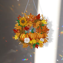 Load image into Gallery viewer, Christmas Acrylic Special Shaped Diamond Painting Wreath Ornament
