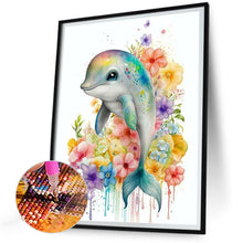 Load image into Gallery viewer, Whale 30*40CM(Canvas) Full Round Drill Diamond Painting