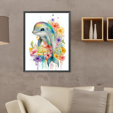 Load image into Gallery viewer, Whale 30*40CM(Canvas) Full Round Drill Diamond Painting