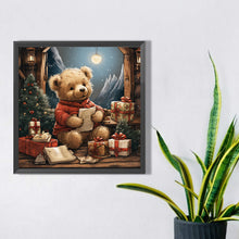 Load image into Gallery viewer, Christmas Bear 40*40CM(Picture) Full Round Drill Diamond Painting