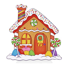 Load image into Gallery viewer, Round Desktop Diamond Painting Ornament Candy House Crystal Painting Desktop Kit